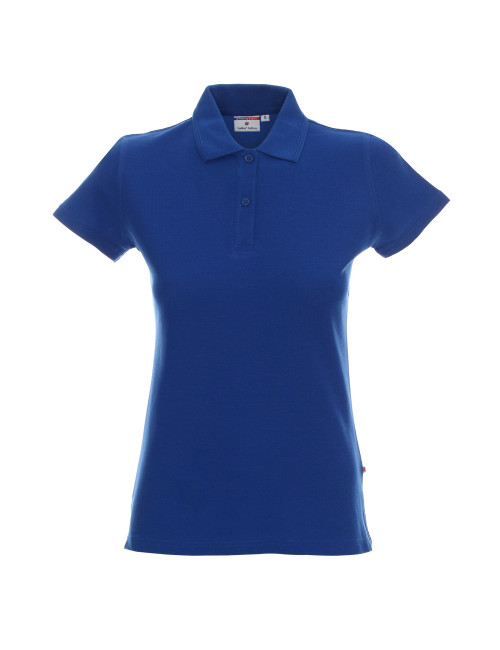 Promostars POLO Women`s LADIES` COTTON CORNFLOWER embroidery silkscreen print