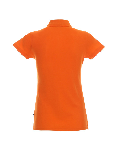 Promostars POLO Damska LADIES' COTTON POMARAŃCZOWY haft sitodruk logo