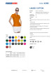 Promostars POLO Damska LADIES' COTTON POMARAŃCZOWY haft sitodruk logo