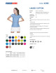 Promostars POLO Damska LADIES' COTTON BŁĘKITNY haft sitodruk logo