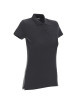 Promostars POLO Damen LADIES` COTTON GREY Stickerei, Siebdruck, DTF-Druck