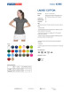 Promostars POLO Damska LADIES' COTTON SZARY haft sitodruk nadruk DTF