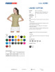 Promostars POLO Damska LADIES' COTTON BEŻOWY LATTE haft sitodruk logo