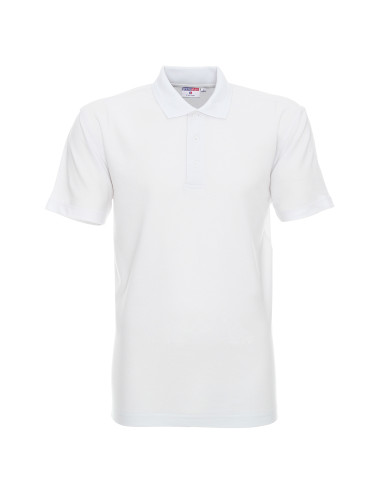 Koszulka polo Promostars Cotton biały - P&M
