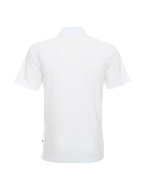 Koszulka polo Promostars Cotton biały - P&M