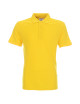 Promostars Men`s POLO COTTON YELLOW print embroidery silkscreen logo