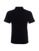 Promostars Men`s POLO COTTON BLACK print embroidery silkscreen logo transfer