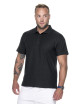 Promostars POLO Męska COTTON CZARNY nadruk haft sitodruk logo transfer