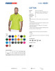 Promostars POLO Męska COTTON LIMONKOWY nadruk DTF haft sitodruk logo