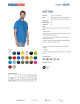 Promostars POLO Męska COTTON NIEBIESKI nadruk DTG logo sitodruk haft
