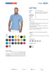 Promostars POLO Męska COTTON BŁĘKITNY nadruk haft sitodruk logo