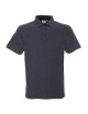 Promostars Men`s POLO COTTON DARK GRAY MELANGE printed embroidery silkscreen