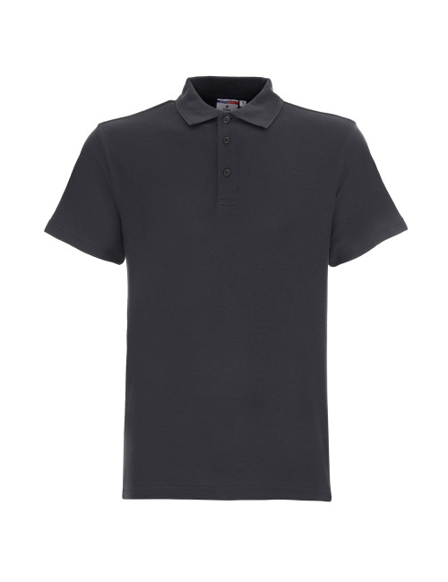 Promostars POLO Męska COTTON SZARY haft nadruk DTG sitodruk logo
