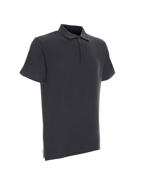 Promostars Men`s POLO COTTON GRAY embroidery DTG print silkscreen logo