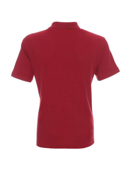 Promostars POLO Męska COTTON BORDOWY nadruk haft logo sitodruk