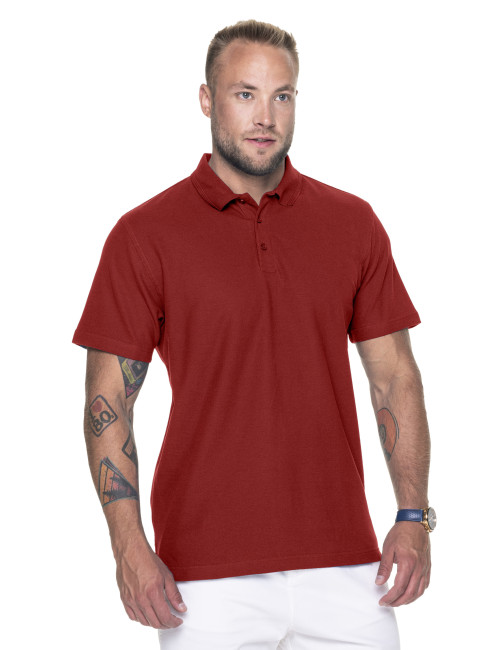 Promostars POLO Męska COTTON BORDOWY nadruk haft logo sitodruk