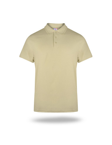 Promostars POLO Męska COTTON BEŻOWY LATTE haft nadruk logo sitodruk