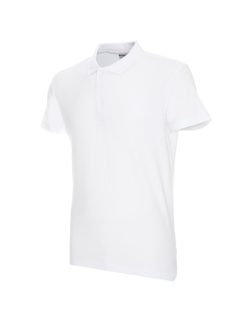 Polo męska Promostars Cotton Slim biały - P&M