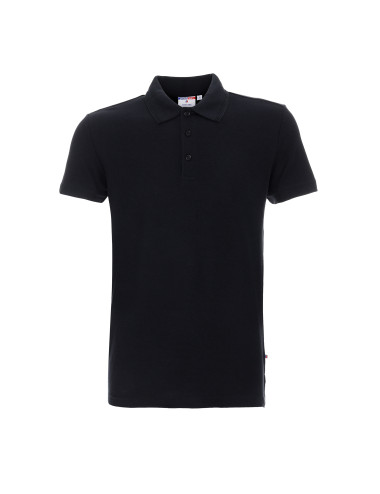 Promostars POLO Męska COTTON SLIM CZARNY haft nadruk sitodruk logo