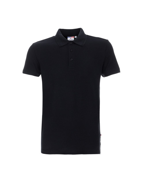 Promostars POLO Męska COTTON SLIM CZARNY haft nadruk sitodruk logo