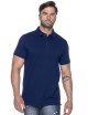 CRIMSON CUT POLO COAST NAVY BLUE Herren-Poloshirt mit Stickerei und Siebdruck-Logo
