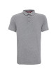 CRIMSON CUT POLO Men`s COAST LIGHT GRAY MELANGE DTF print logo embroidery
