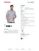 CRIMSON CUT POLO Men`s COAST LIGHT GRAY MELANGE DTF print logo embroidery