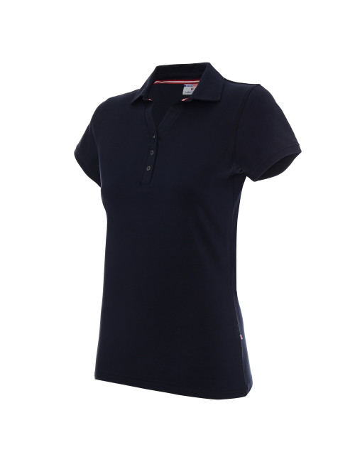 CRIMSON CUT POLO Damska LADIES' COAST GRANATOWY haft sitodruk logo