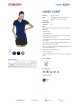 CRIMSON CUT POLO Damen LADIES` COAST NAVY BLUE Stickerei, Siebdruck-Logo