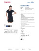 CRIMSON CUT POLO Damska LADIES' COAST CZARNY haft nadruk sitodruk logo