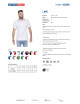 Herrenpolo Promostars Line Weiß/Marineblau