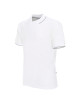 Promostars Men`s POLO LINE WHITE/LIGHT GRAY silkscreen logo embroidery print