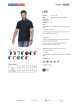 Promostars POLO Herren LINE SCHWARZ/WEISS Stickerei Siebdruck Logo DTG-Druck