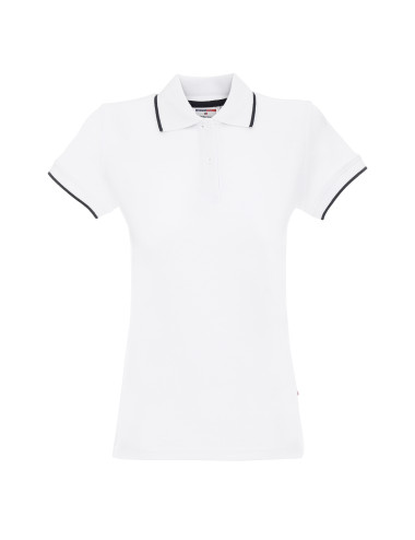 Promostars Ladies' Line Women's Polo White/Navy