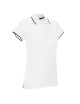 Polo damska Promostars Ladies' Line biały/granatowy - P&M