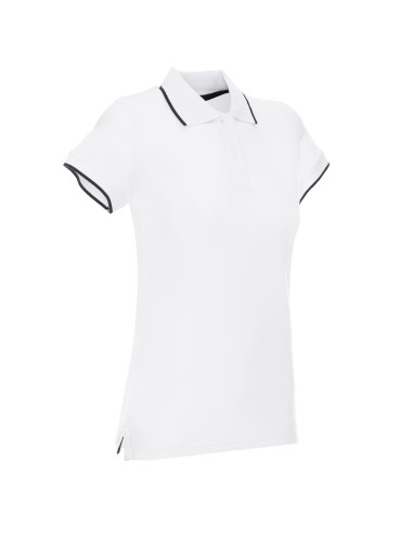 Polo damska Promostars Ladies' Line biały/granatowy - P&M
