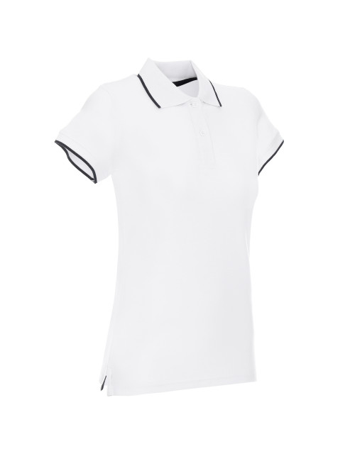 Polo damska Promostars Ladies' Line biały/granatowy - P&M