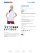 Polo damska Promostars Ladies' Line biały/granatowy - P&M