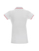Promostars POLO Damska LADIES' LINE BIAŁY/CZERWONY haft nadruk logo