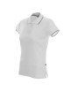 Promostars POLO Damska LADIES' LINE BIAŁY/JASNY SZARY sitodruk logo