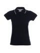 Promostars POLO Damska LADIES' LINE GRANATOWY/BIAŁY haft nadruk logo