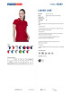 Promostars POLO Damska LADIES' LINE CZERWONY/BIAŁY haft nadruk DTG