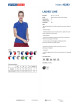 Promostars POLO Damska LADIES' LINE CHABROWY/BIAŁY nadruk DTG logo