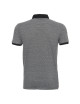 CRIMSON CUT POLO Męska SHOT CZARNY/BIAŁY haft nadruk DTG sitodruk logo