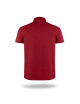CRIMSON CUT POLO Men`s MARS DARK RED/NAVY embroidered logo print