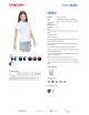 Damenpolo Promostars Venus Weiß/Marineblau