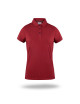 Promostars POLO Damen VENUS DUNKELROT/NAVYBLAU Stickereidruck