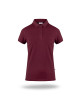 CRIMSON CUT POLO Damen VENUS RED WINE/BLACK gestickter Logodruck