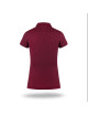 CRIMSON CUT POLO Damen VENUS RED WINE/BLACK gestickter Logodruck