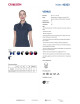 CRIMSON CUT POLO Women`s VENUS NAVY MELANGE/WHITE DTG print embroidery